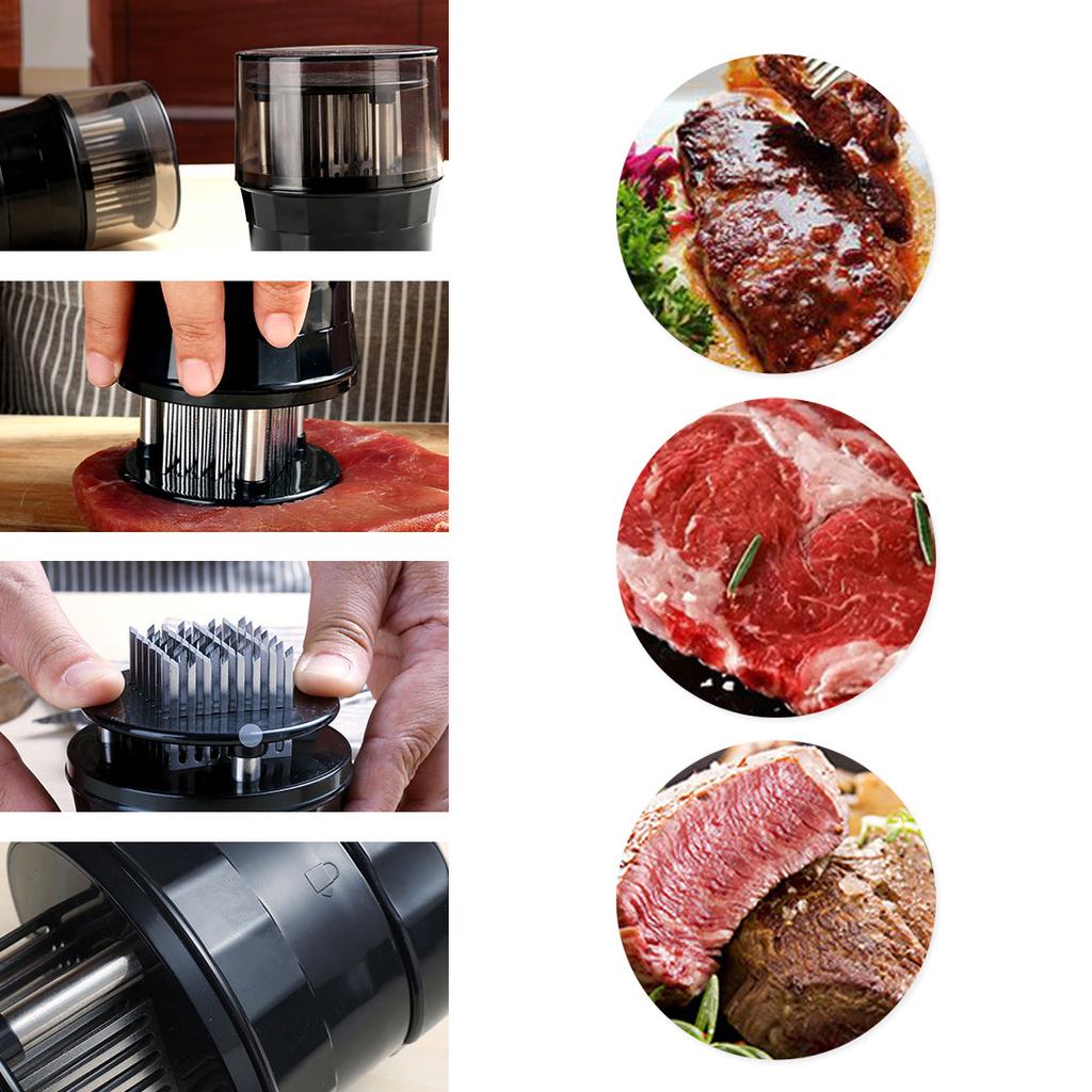 Buy 56 Blades Needle Meat Tenderizer Round Pine Needle Tender Steak