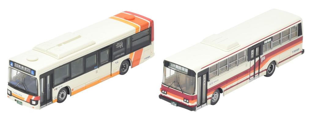 TOMYTEC The Bus Collection Shimotsui Electric Railway Bus Set of 2, Diorama Supplies