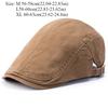  Spring Cotton Beret Dad Casual Newsboy Hat Big Head Man Oversize Flat Peak Painter Cap Summer Beret Male 62cm Hats