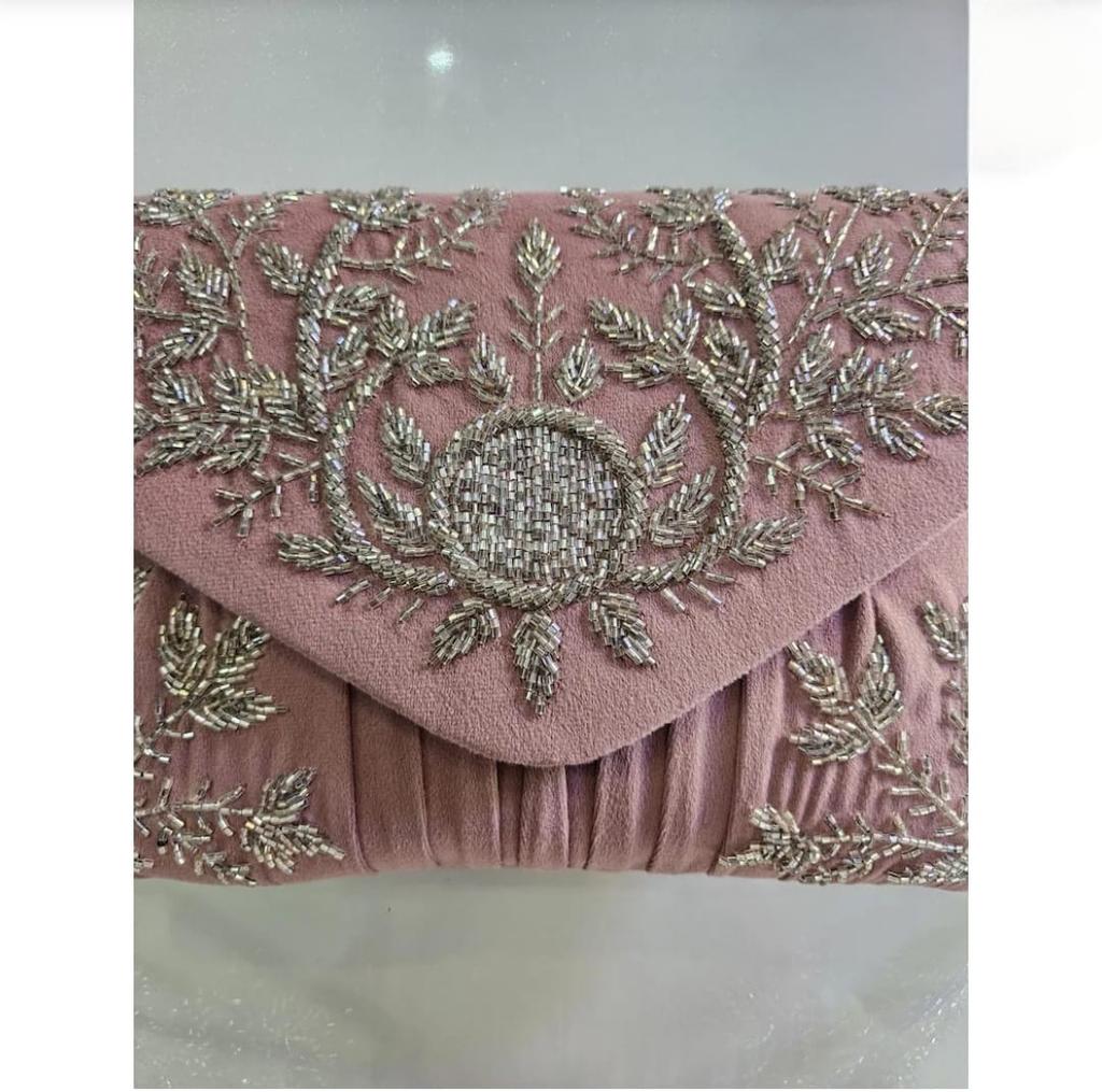 Designer Partywear Women Clutch Sling Bag Wedding Clutch Evening Bag Luxury Bridal Accessory Affordable Gift for Her Birthday Gift for Wife