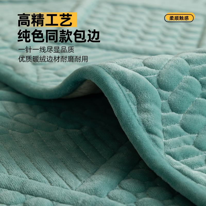 Crystal Fleece Sofa Cushion Autumn And Winter New Plush Seat Cushion Cover Thickened Warm Sofa Cover Cross-Border