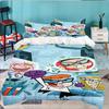 Dexter Power Adventure 3pcs Bedding Set,Including 1pc Duvet Cover And 2pcs Pillowcases Perfect Gift for Christmas,Ideal for Bedroom, Dormitory