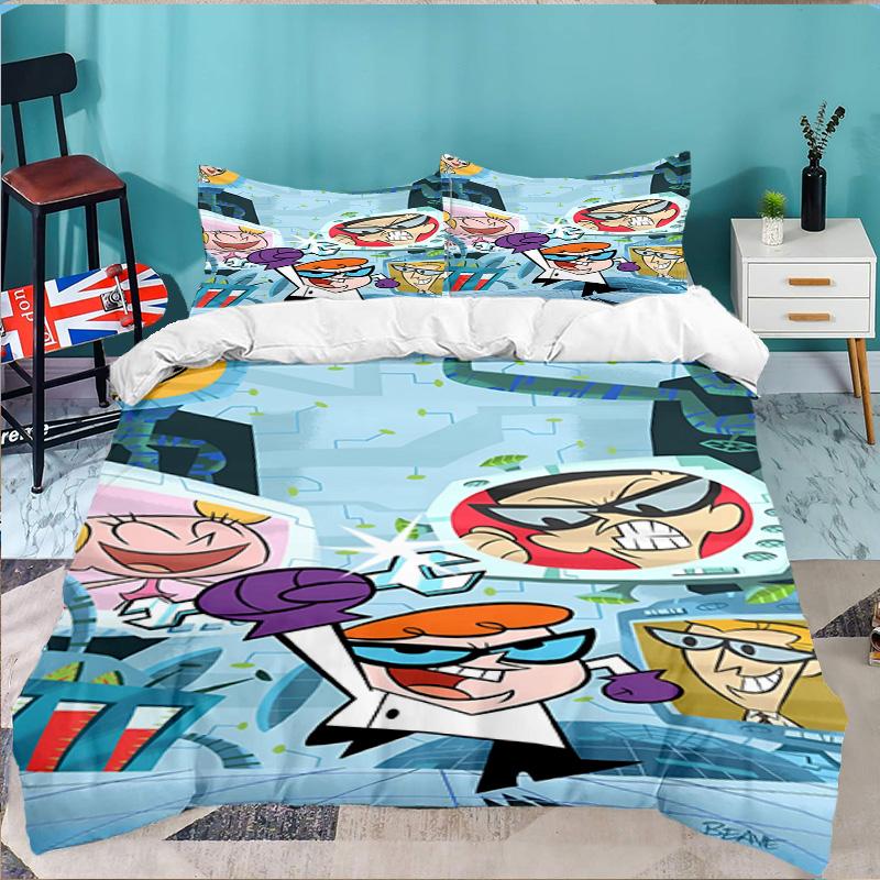Dexter Power Adventure 3pcs Bedding Set,Including 1pc Duvet Cover And 2pcs Pillowcases Perfect Gift for Christmas,Ideal for Bedroom, Dormitory