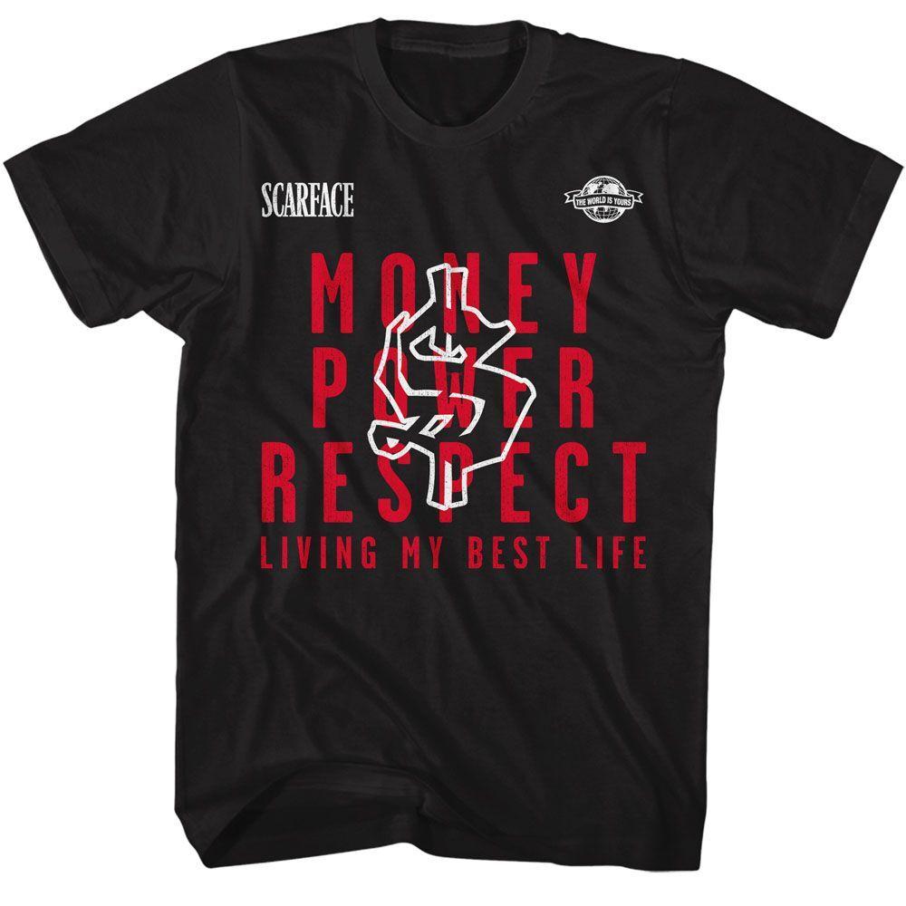 Scarface Living My Best Life Black T-Shirt Mens Womens Tees Top 3XL