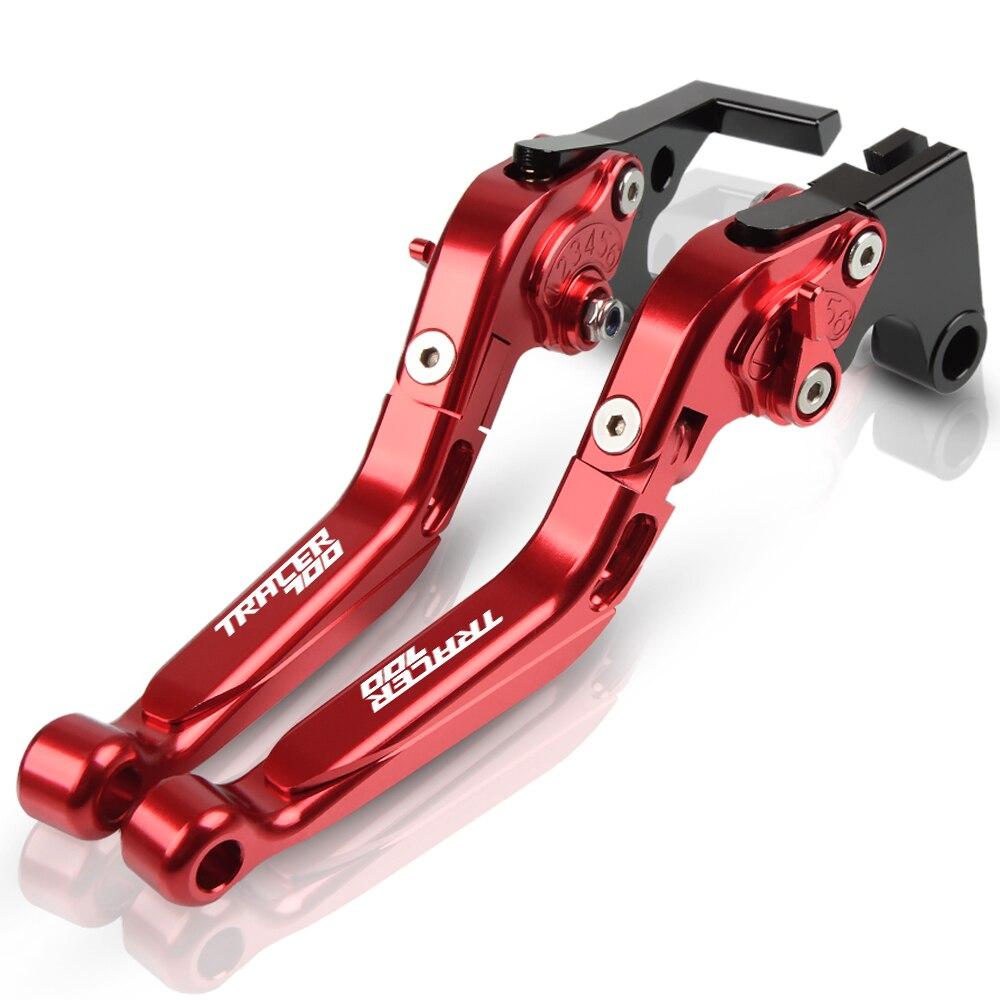 Motocyklová spojková brzdová páka CNC výsuvné nastavitelné skládací páky PRO YAMAHA TRACER700 TRACER 700 2016 2017