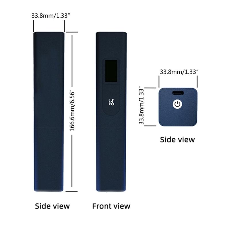 5 in 1 Water Quality Monitor Convenient Digital Display Water Quality Testing Pen Durable for Aquariums & Swimming Pools
