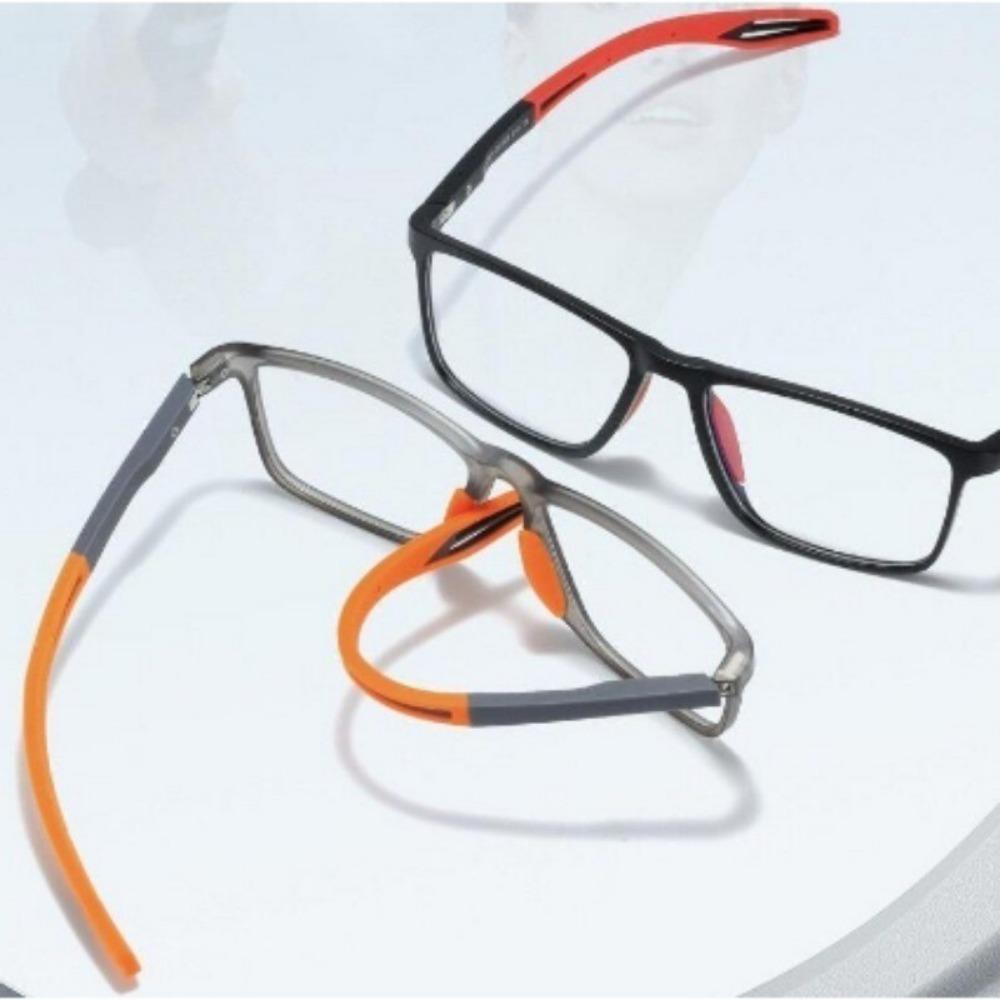 +1.00+1.50+2.00+2.50+3.00+3.50+4.00 TR90 Sports Anti-blue Light Rectangular Reading Glasses Anti-drop Anti-slip Glasses