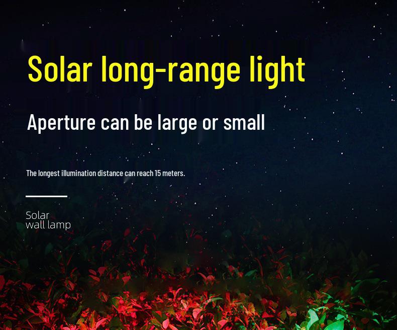 High Brightness Waterproof LED Solar Spotlights for Outdoor Lawn and Courtyard Lighting