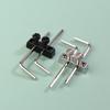 1Set Guitar Headstock Mounted Allen Key Headstock Wrench Holder Tools For Tremolo Guitar Bass With Mounting Screws