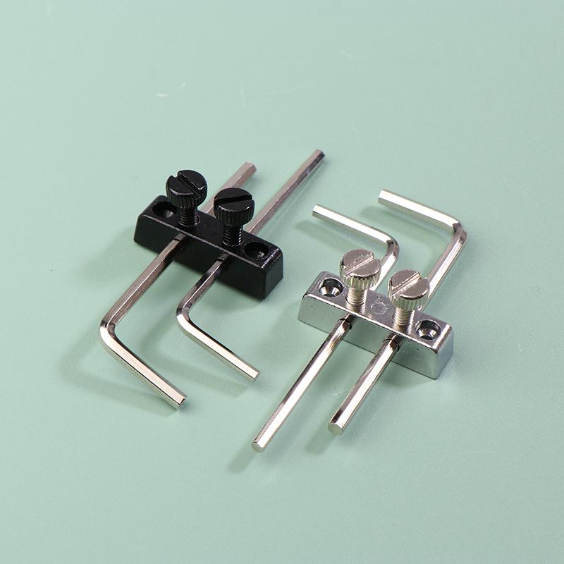1Set Guitar Headstock Mounted Allen Key Headstock Wrench Holder Tools For Tremolo Guitar Bass With Mounting Screws