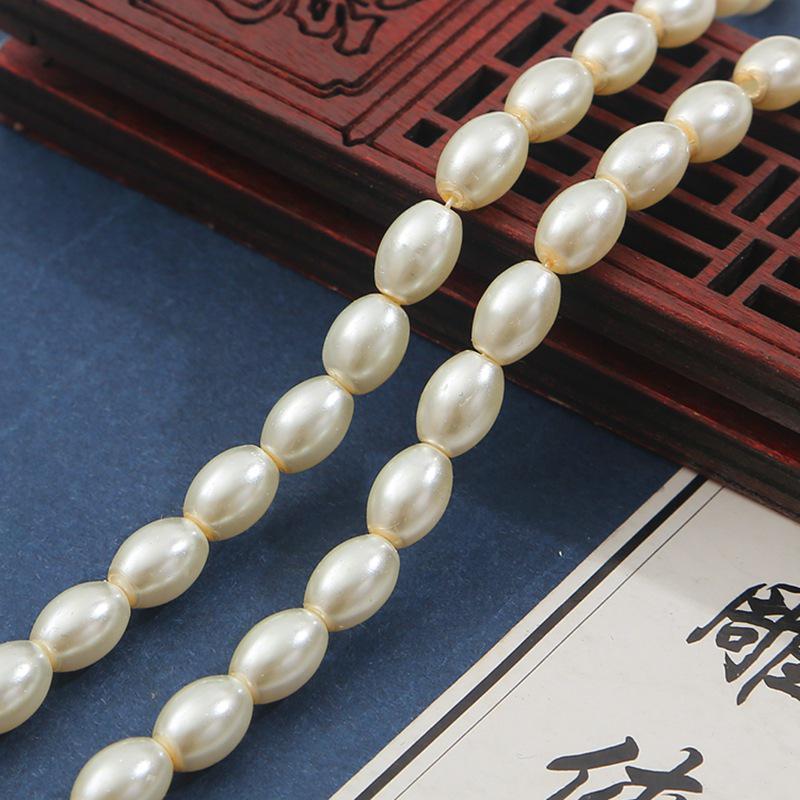 Off-White Oval Pearl Bracelet & Earring DIY Kit - Handmade Hair Accessories