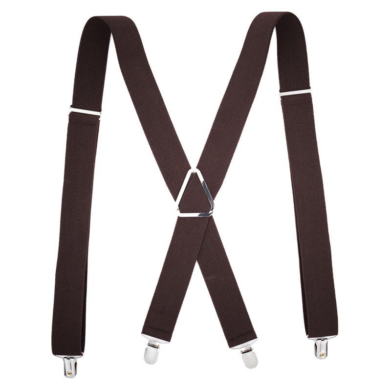 Men Work Heavy Duty Suspenders Adjustable Elastic Trouser Braces Belt Strap Suspenders Braces Women Pants Shirt Skirt Accessorie