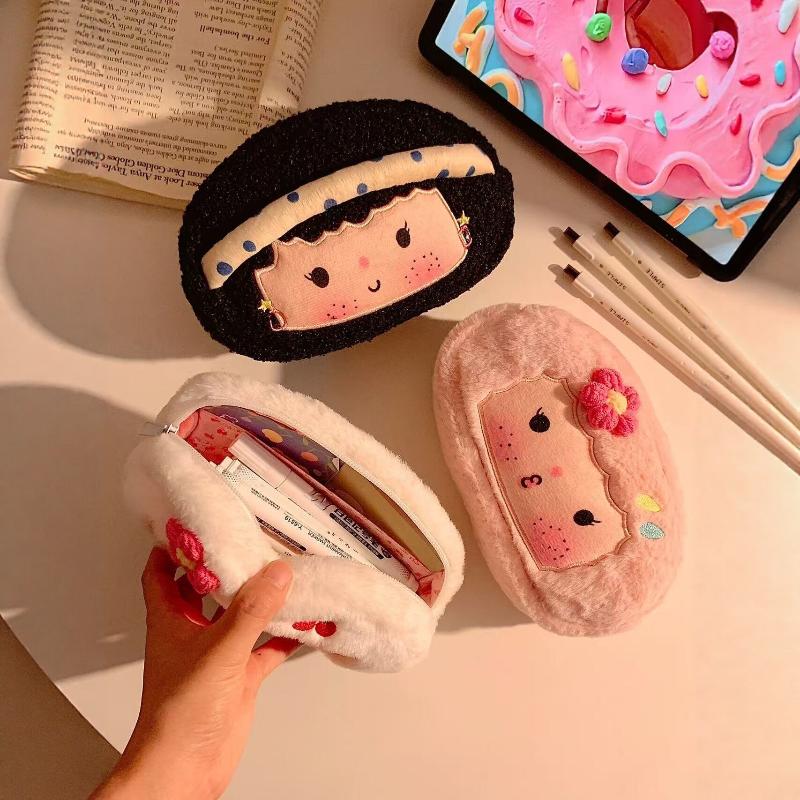 Portable Pencil Case Large Capacity Stationery Pouch Stationery Storage Bag Back To School
