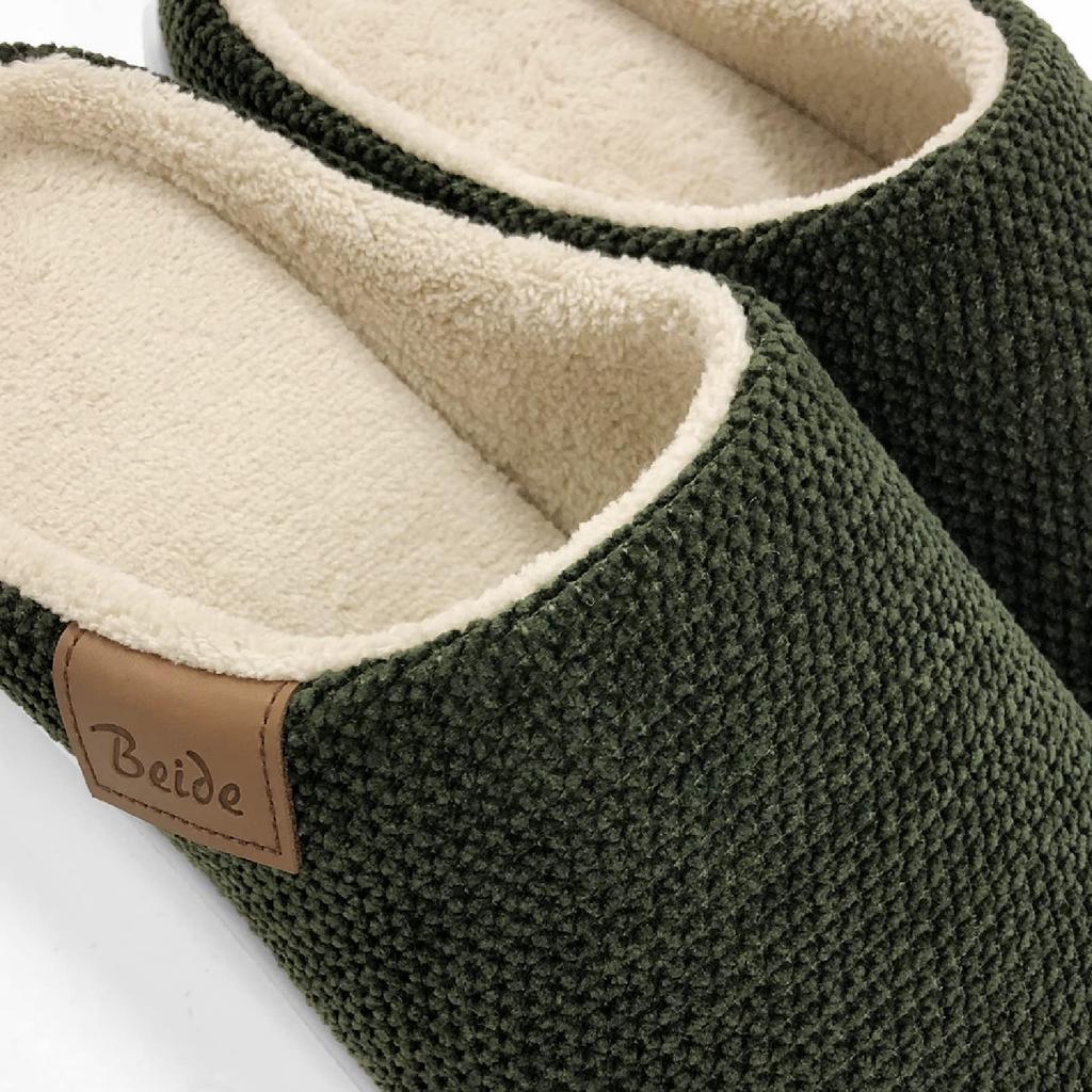 Senko Beide 97480 Indoor/Outdoor Slippers, Approx. 23cm-24cm, Green,
