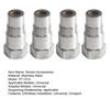 Stainless Steel Extension Pipe Fitting M18x1.5 Thread Adapter Automotive Sensor Accessories High Temp Resistance Precision Threads