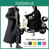 Long Raincoat Adult Men Women Zipper Hooded Cape Motorcycle Raincoat Long Mountaineering Cape Eco Raincoat Jacket
