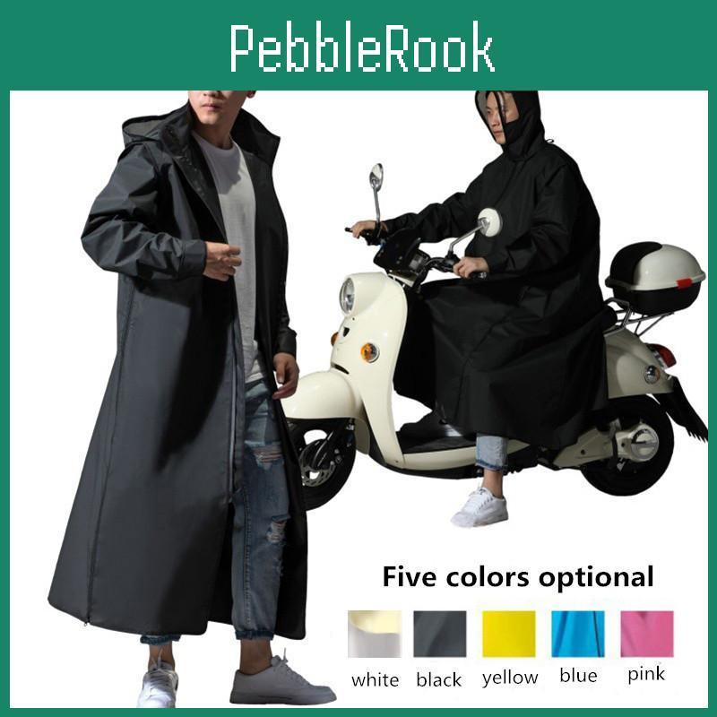 Long Raincoat Adult Men Women Zipper Hooded Cape Motorcycle Raincoat Long Mountaineering Cape Eco Raincoat Jacket