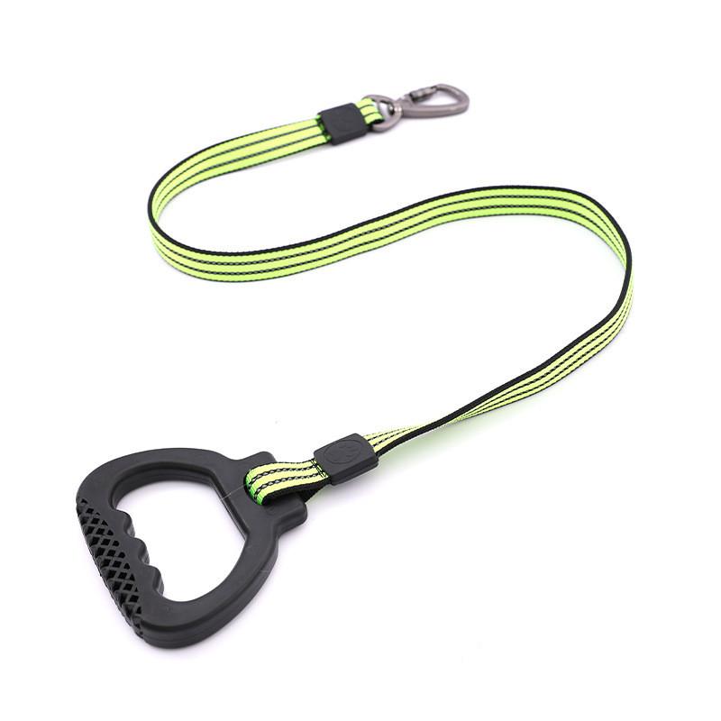 

Dog Walking Rope Lead Polyester Nonstretch With Durable Handle For Pet Exercise зелений