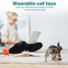 Rechargeable LED Pet Collar with Interactive Laser Toy for Cats & Dogs - Automatic Teaser & Light-Up Fun!