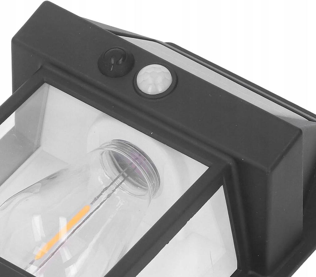 Solar Garden Lamp With Sensor, Wall Lamp, Warm Color Led