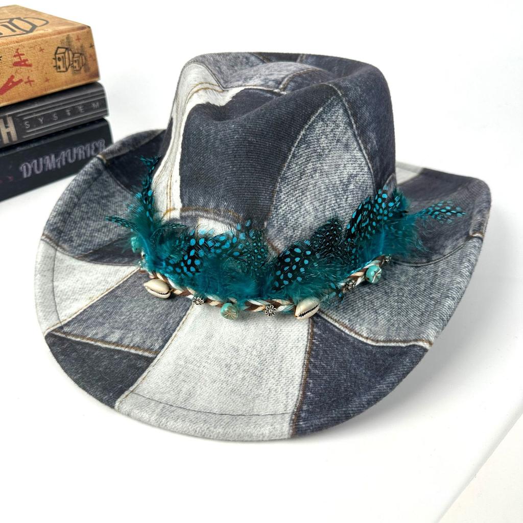 Western Retro Cowboy Hat Travel Vacation  Hot Sale Jazz Hat Ethnic Style Fashion Street Hat