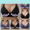 Push Up Womens Bra Full Coverage Gather Underwear Lace Wireless Deepv Bra