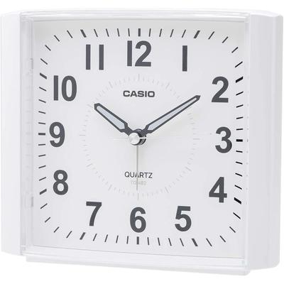 Alarm Clock, Table Clock, White, Analog, Snooze, Light, Simple, TQ-482-7JF