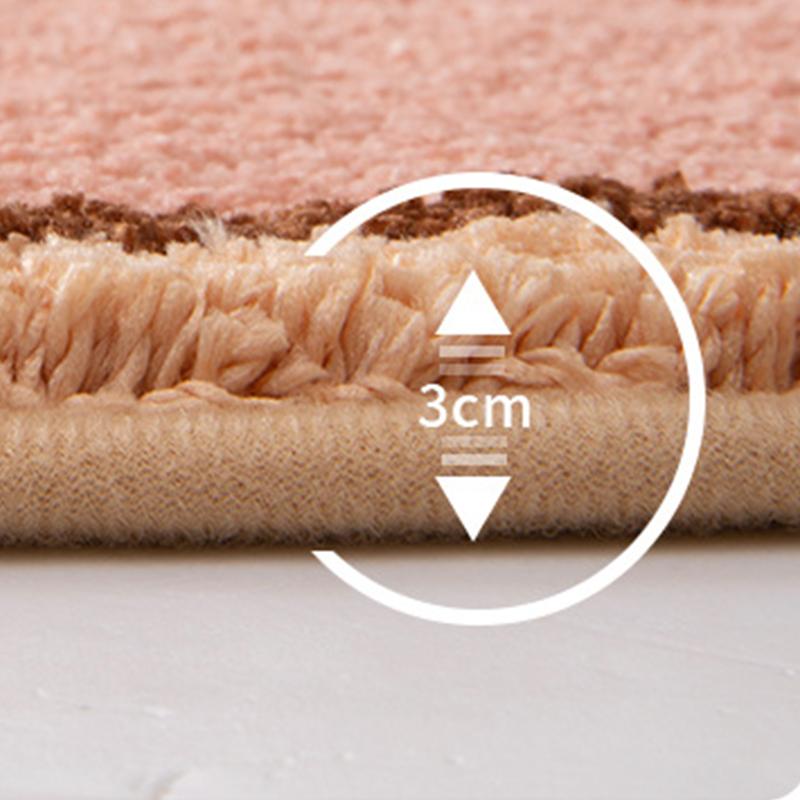 Cartoon Fruit Strong Absorbent Mat Watermelon Peach Flocking Bathroom Carpet Toilet Living Room Door Mat Quick Drying Foot Mat