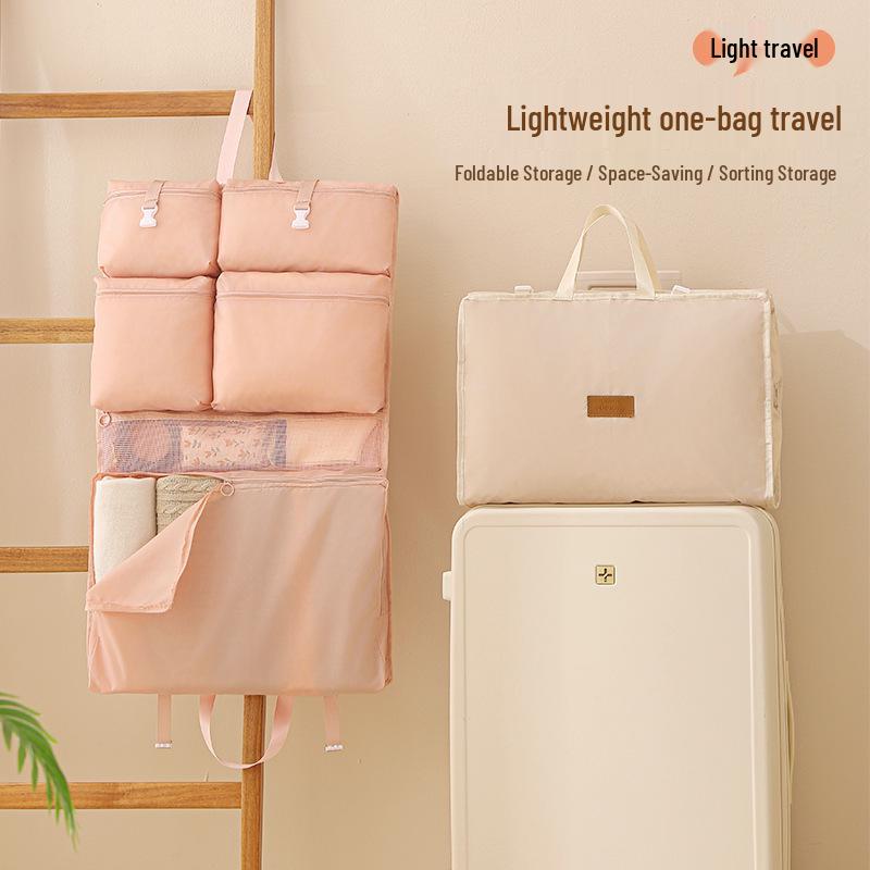 Large Portable Travel Hanging Storage Bag for Clothes, Underwear, and Socks - Ideal for Business Trips