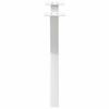 Vidaxl X-Shaped Coffee Table Legs 2 Pcs. White Steel