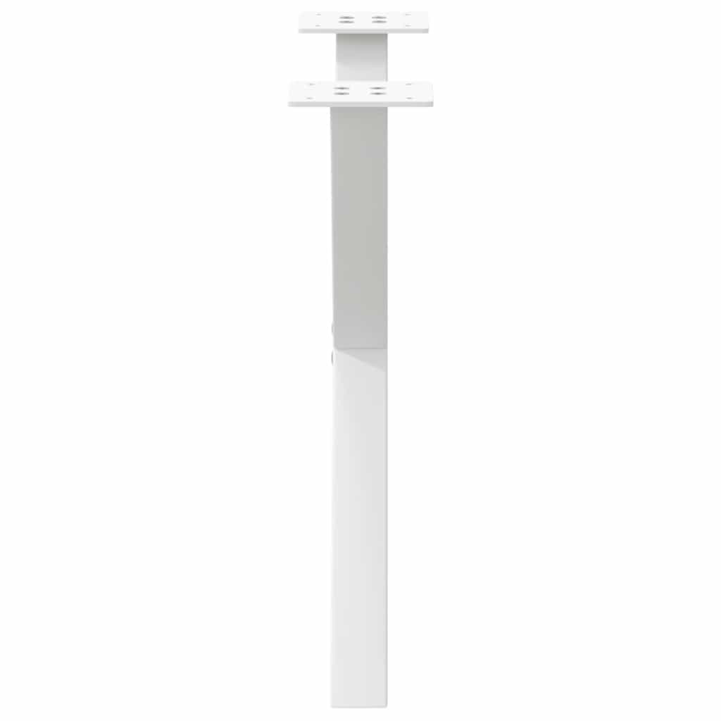 Vidaxl X-Shaped Coffee Table Legs 2 Pcs. White Steel