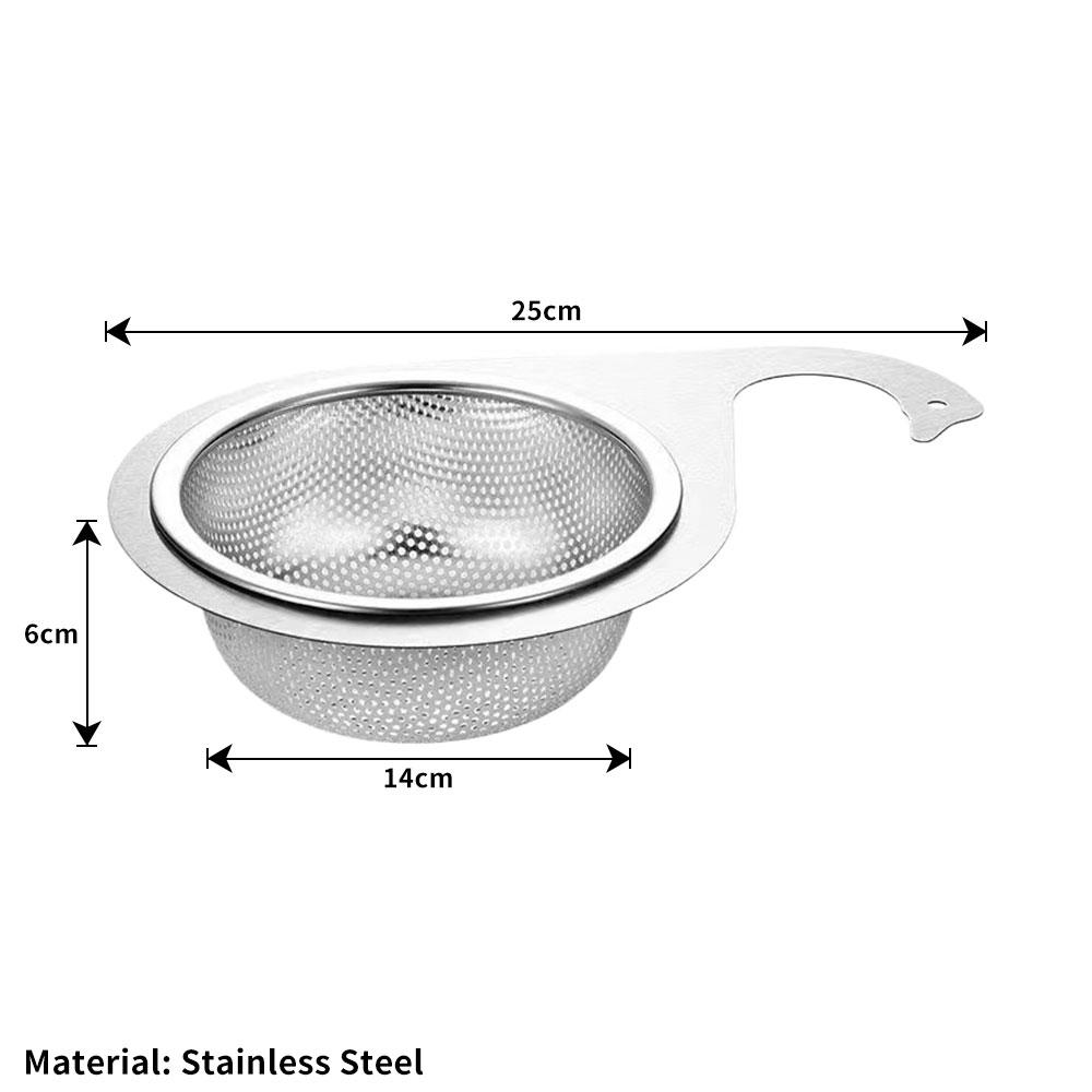 

Stainless Steel Swan Sink Strainer Basket Removable Goosehead Storage Drainage Basket Goosehead Hanging Wet & Dry Drainage Racks 1PCS