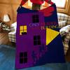Drama O-Only Murders In the B-Building Throw Flannel Cozy Print Blanket, Portable, Durable Machine Washable Cute Cool