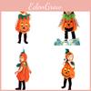 Super Cute Pumpkin Costume Set For Kids Perfect For Halloween Cosplay!