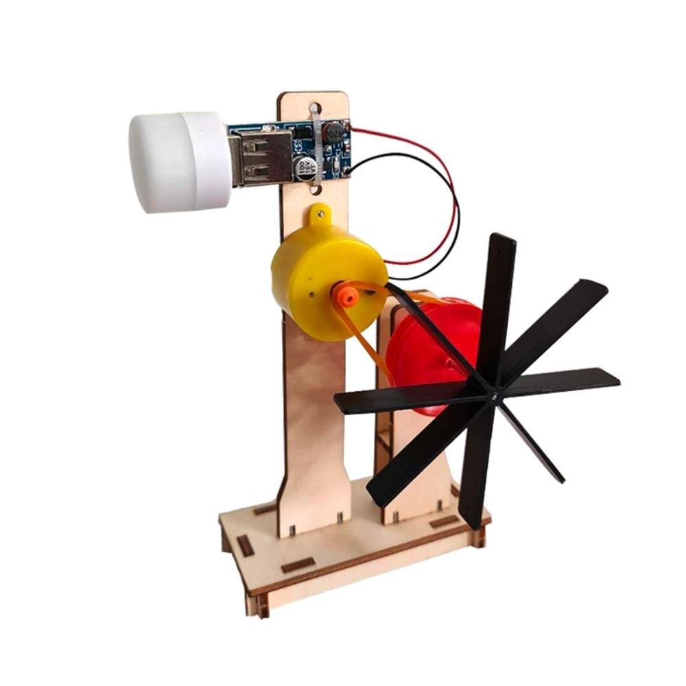 DIY Science Experiment Kit Handcrafted Teaching Tool Gift Hydroelectric Generate Model  Children