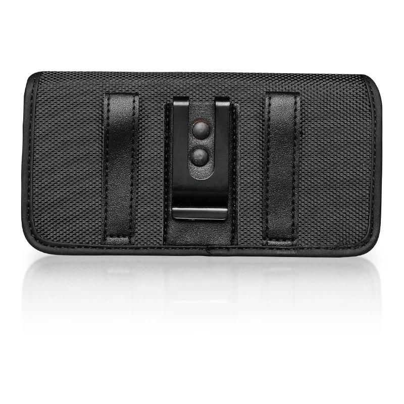 Univerzální pouzdro na telefon pro Samsung Xiaomi Oxford pouzdro na telefon pro Redmi K20 Sklopné pasové tašky Kryt s klipem na opasek Taška na telefon pro iPhone 7