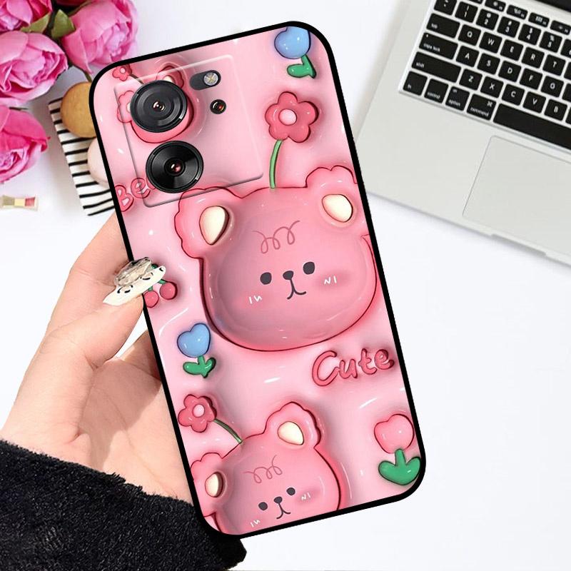 Case For Redmi K60 Ultra Phone Cover K 60 Extreme Edition K60E Soft Silicone TPU Fundas For Redmi K60 Pro Cartoon Painted Shell