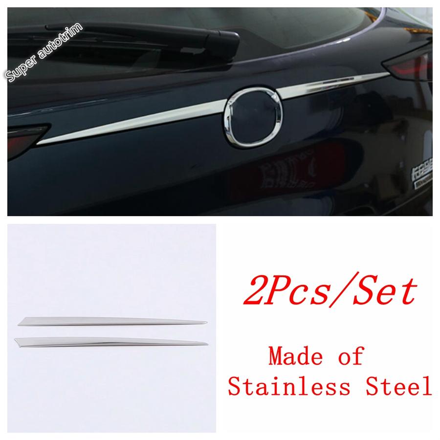 Lapetus Auto Rear Trunk Accent Cover Tail Gate Mouding Trim Back Boot Door Strip Sticker For Mazda CX-30  - 2025 Accessories