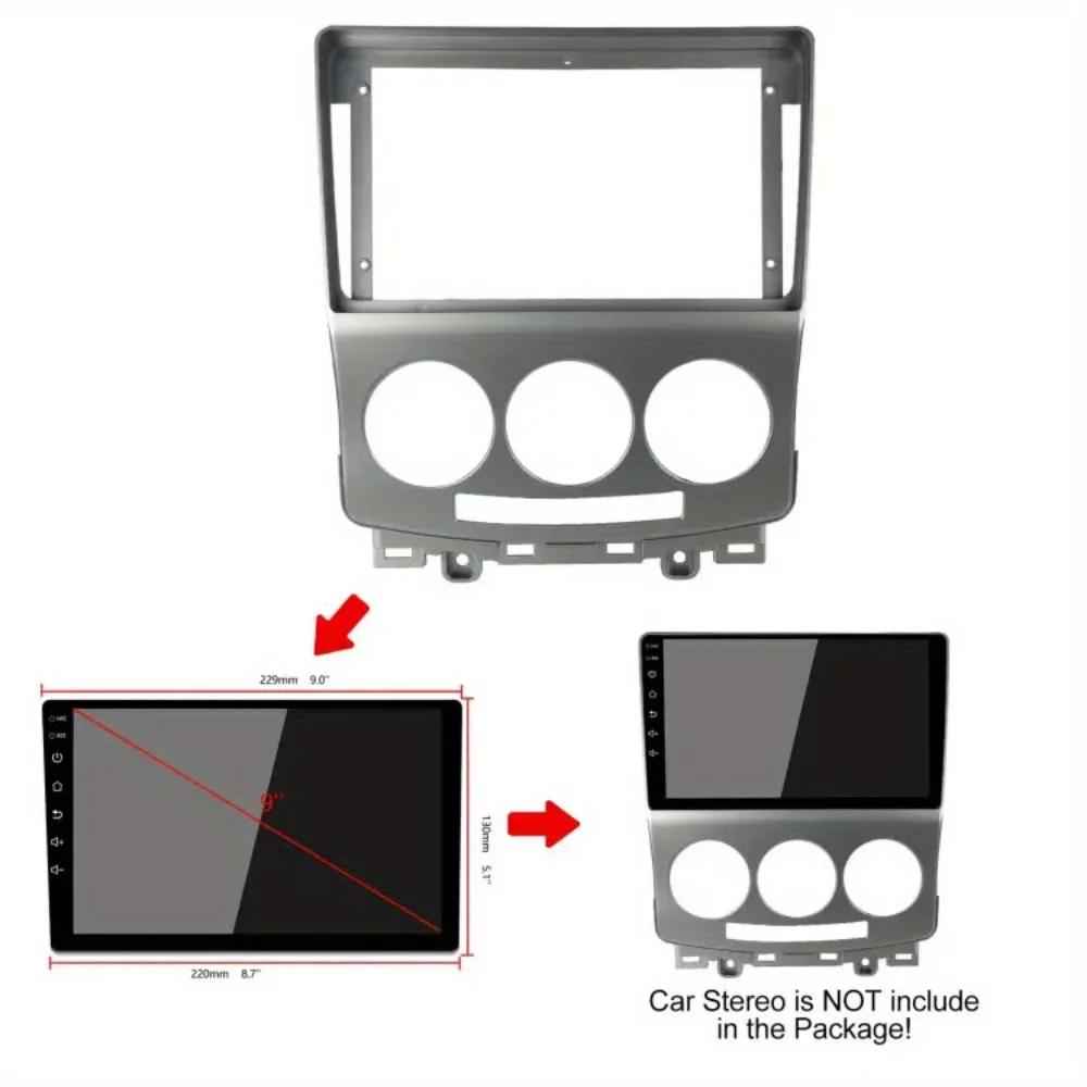 For MAZDA 5 2006-2010 9 Inch Car Fascia Frame Decorative Panel Mounting Auto Interior Accessories