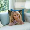 Singer Sabrina S Carpenter Square    Pillow Cover for Bedroom Room and Living Room Sofa Decorative Cushion Cover