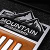 Cross-country Mountain 4X4 Emblem Grille Car Badge Stickers Metal Decal For Jeep Grand Cherokee Wrangler Toyota Highlander wq1