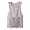 Stylish Breathable Kitchen Apron Oil-proof Sleeveless Cooking Bibs Easy Clean Waterproof Painting Apron Catering Work
