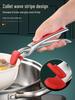 304 Roestvrij Staal Antislip Anti-Brandwond Siliconen Grijper voor Borden, Schalen en Stoommandjes