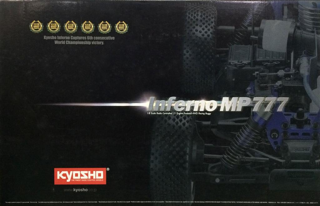 Kyosho engine radio controlled car inferno 777 SPECIAL 1 Edition
