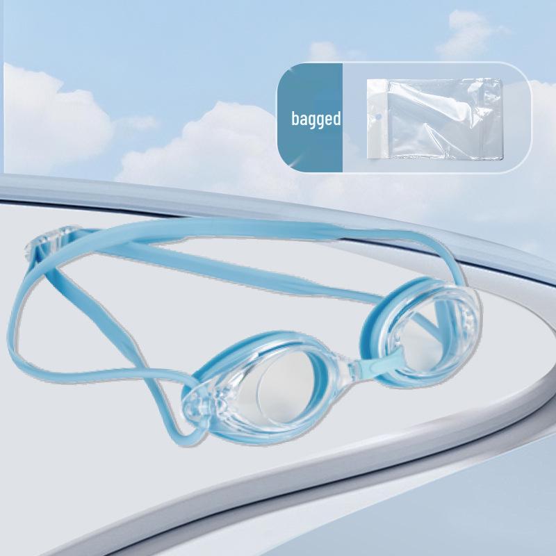 High Definition Waterproof Anti-Fog Racing Swimming Goggles for Adults - Unisex