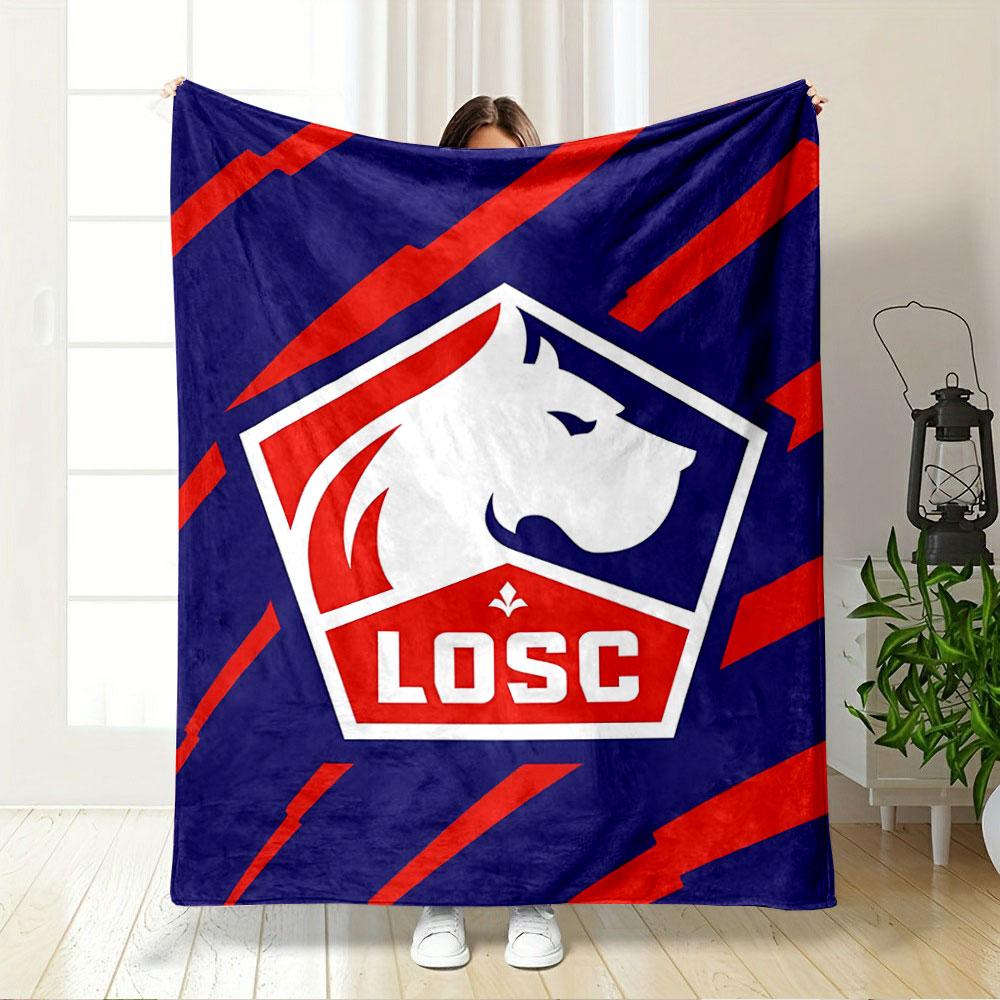 LOSC Logo Blanket Design for all seasons blanket lunch break throw gift