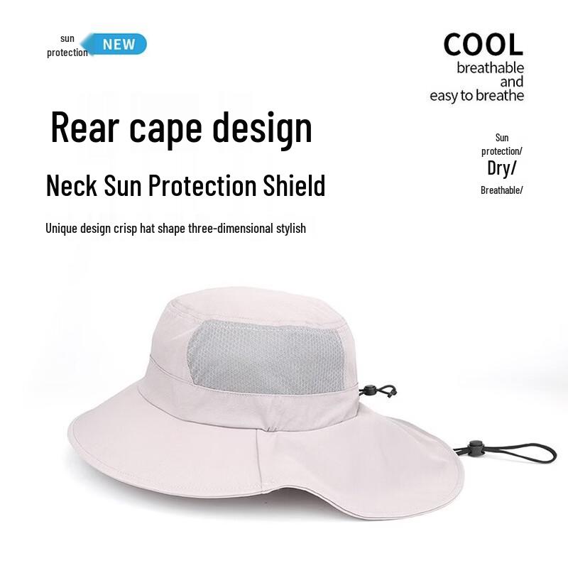 Quick-Dry Breathable Wide-Brim Sun Hat