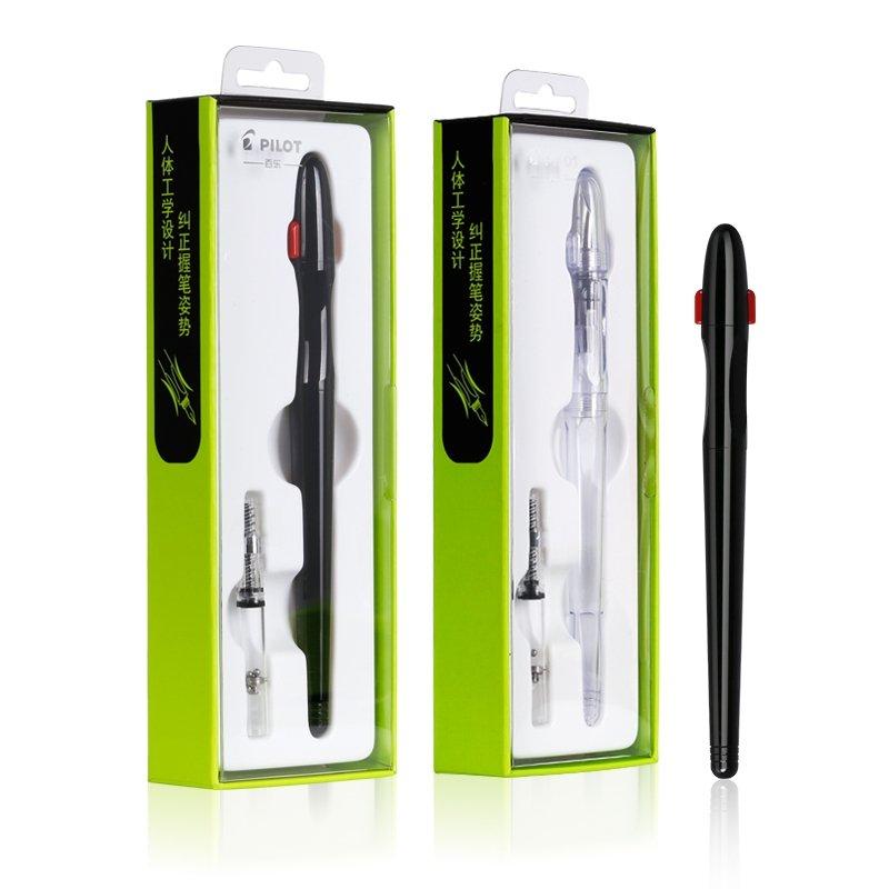 Pilot Fountain Calligraphy Pen Medium with Pen, (clear, Nib, CON-40 Adapter)