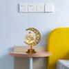 Eid Decors Moon Table Lamp Battery Operated Crescents Lamp Half Moon Light Metal Ramadans Star Lamp Home Decors