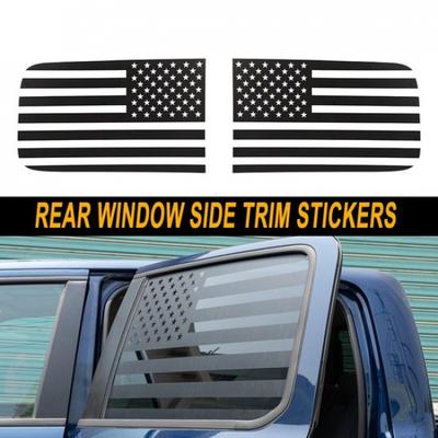 Schwarzer Heckfenster Seitenverkleidung Aufkleber Dekoration Für Dodge Ram 1500 2018+